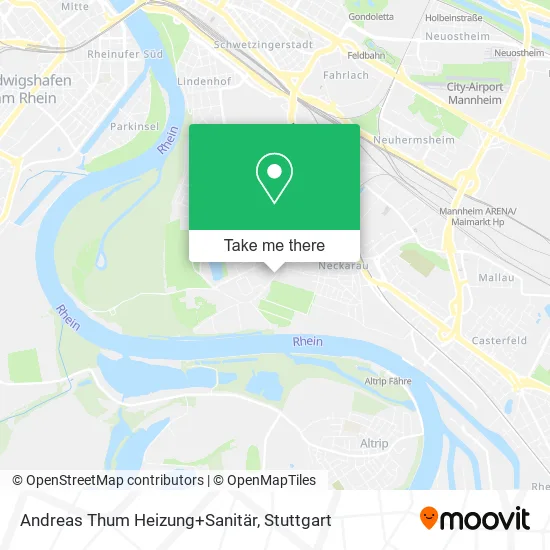 Карта Andreas Thum Heizung+Sanitär