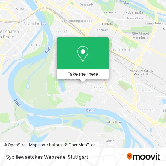 Карта Sybillewaetckes Webseite