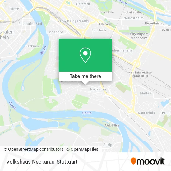 Карта Volkshaus Neckarau