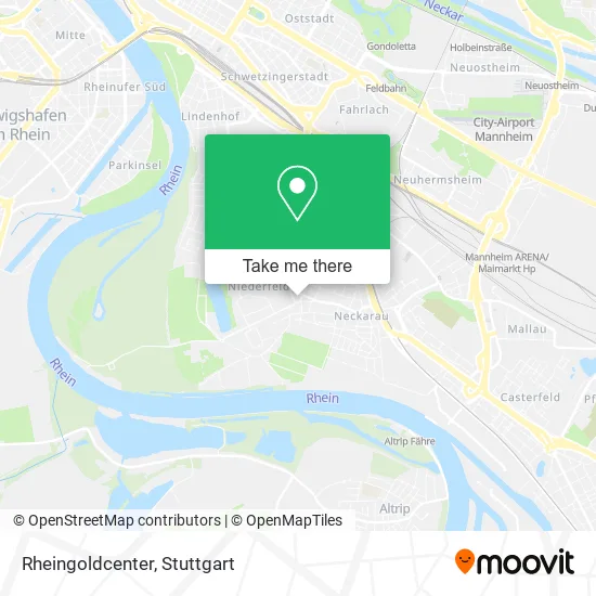 Карта Rheingoldcenter