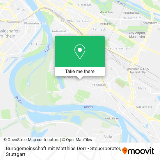 Карта Bürogemeinschaft mit Matthias Dörr - Steuerberater