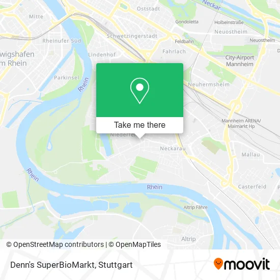 Карта Denn's SuperBioMarkt