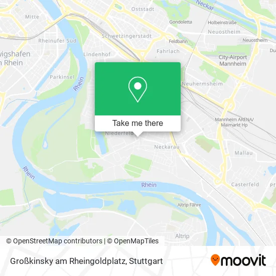Карта Großkinsky am Rheingoldplatz
