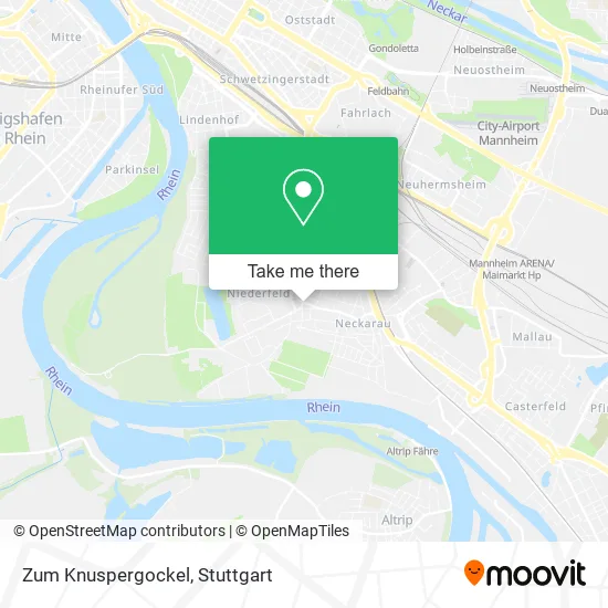 Карта Zum Knuspergockel