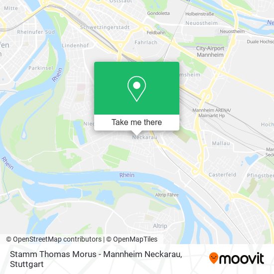 Карта Stamm Thomas Morus - Mannheim Neckarau