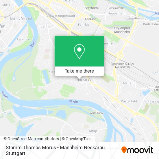 Stamm Thomas Morus - Mannheim Neckarau map