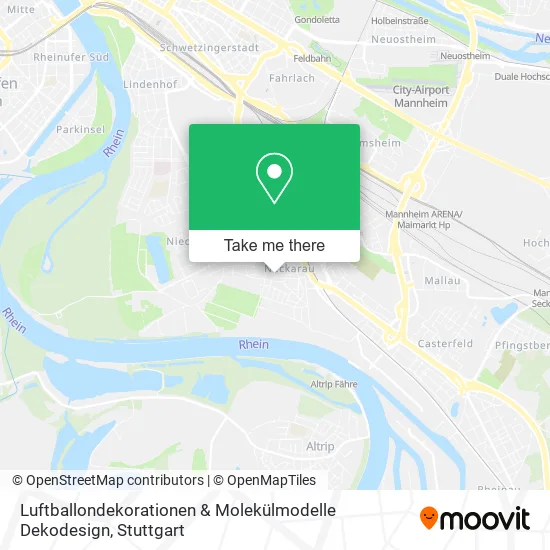 Карта Luftballondekorationen & Molekülmodelle Dekodesign