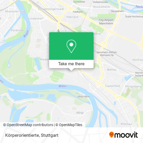 Карта Körperorientierte