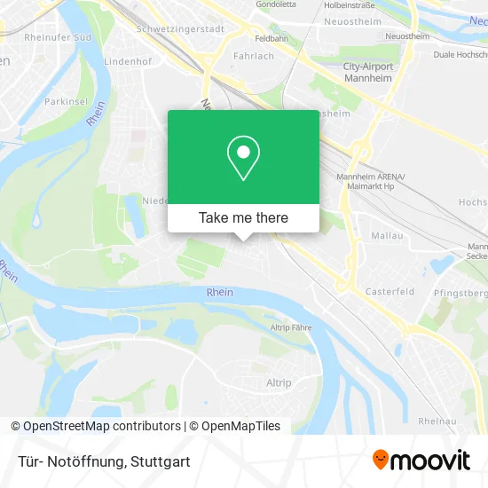 Карта Tür- Notöffnung