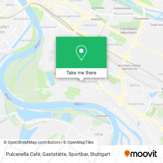 Карта Pulcenella Café, Gaststätte, Sportbar