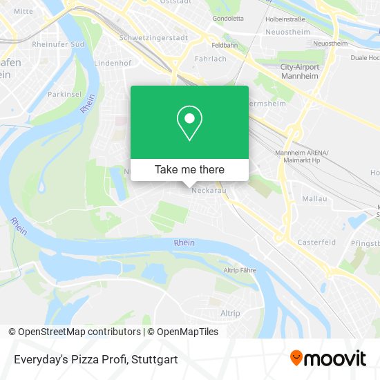 Everyday's Pizza Profi map