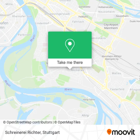 Карта Schreinerei Richter