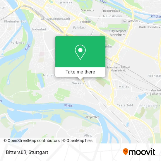 Карта Bittersüß