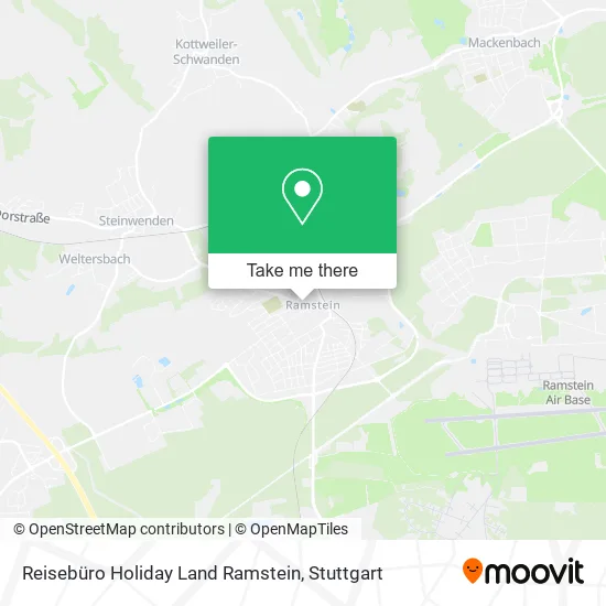 Карта Reisebüro Holiday Land Ramstein