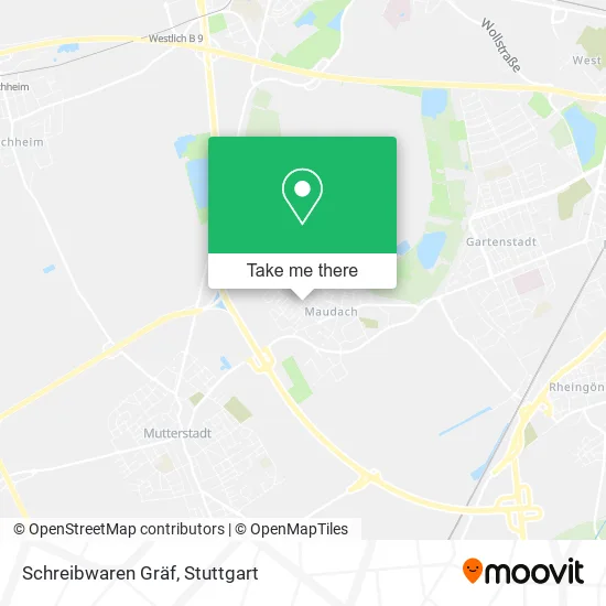 Карта Schreibwaren Gräf