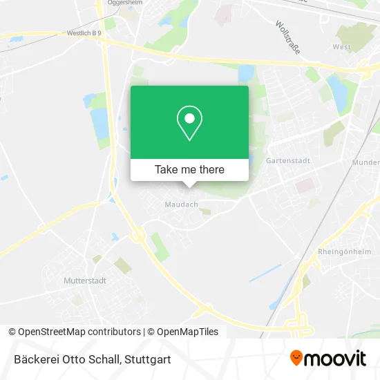 Карта Bäckerei Otto Schall