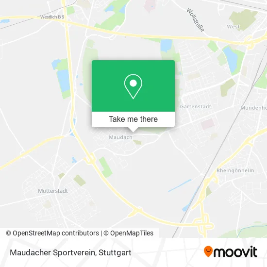 Карта Maudacher Sportverein