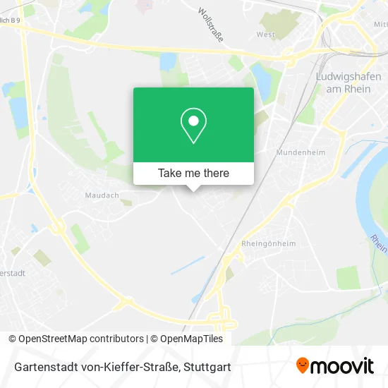 Карта Gartenstadt von-Kieffer-Straße