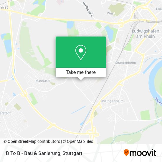 B To B - Bau & Sanierung map