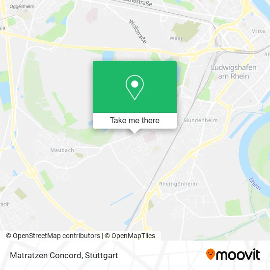 Карта Matratzen Concord