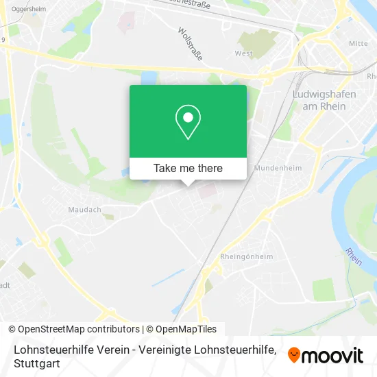 Карта Lohnsteuerhilfe Verein - Vereinigte Lohnsteuerhilfe
