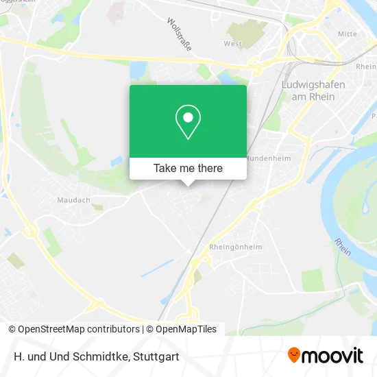 Карта H. und Und Schmidtke