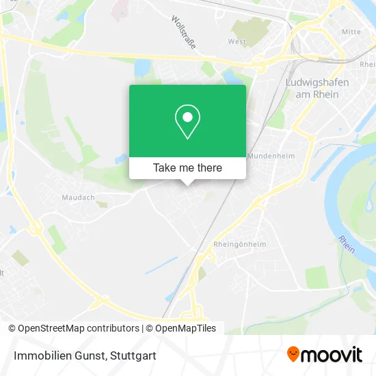 Карта Immobilien Gunst