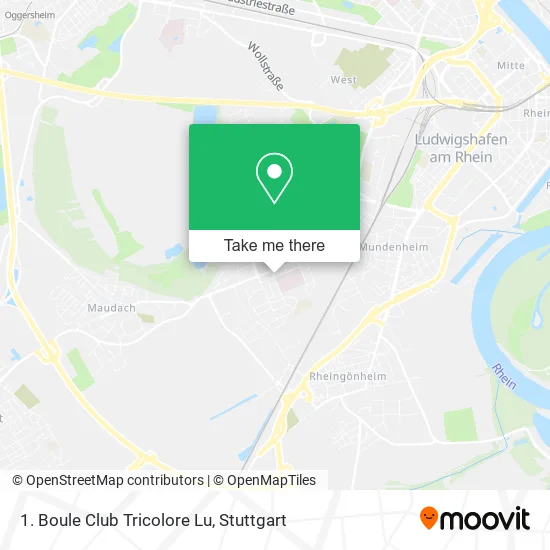 Карта 1. Boule Club Tricolore Lu