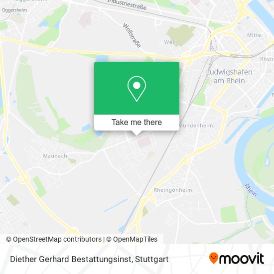 Diether Gerhard Bestattungsinst map