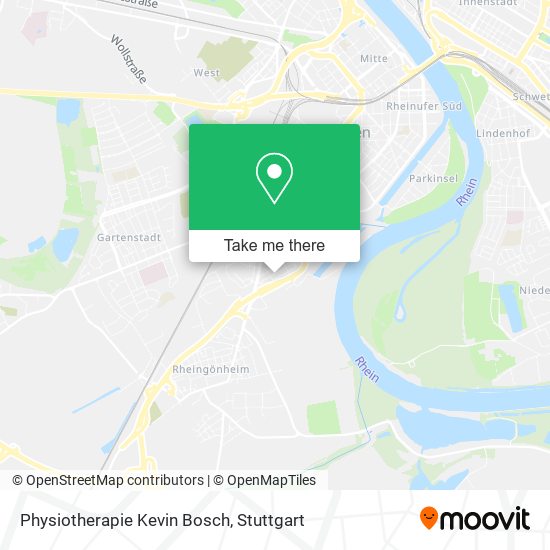 Карта Physiotherapie Kevin Bosch