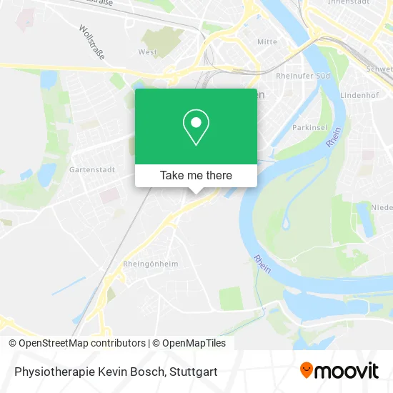 Карта Physiotherapie Kevin Bosch