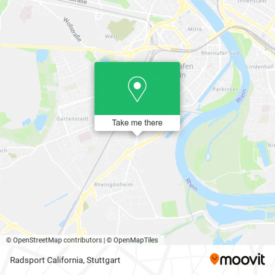 Карта Radsport California
