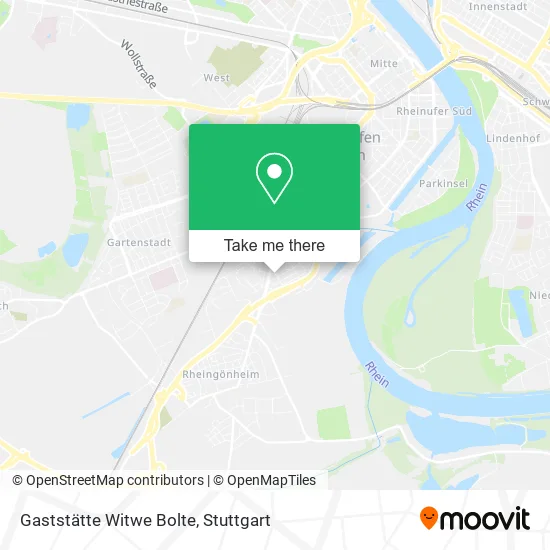 Карта Gaststätte Witwe Bolte