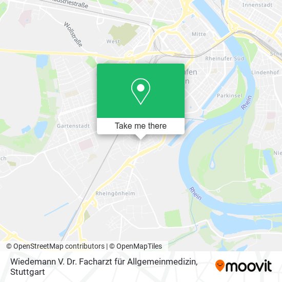 Wiedemann V. Dr. Facharzt für Allgemeinmedizin map