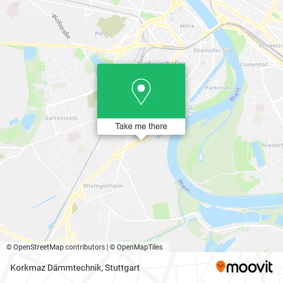Карта Korkmaz Dämmtechnik
