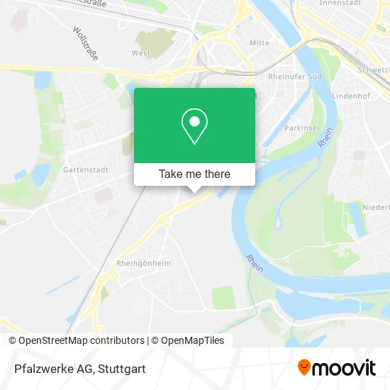 Карта Pfalzwerke AG