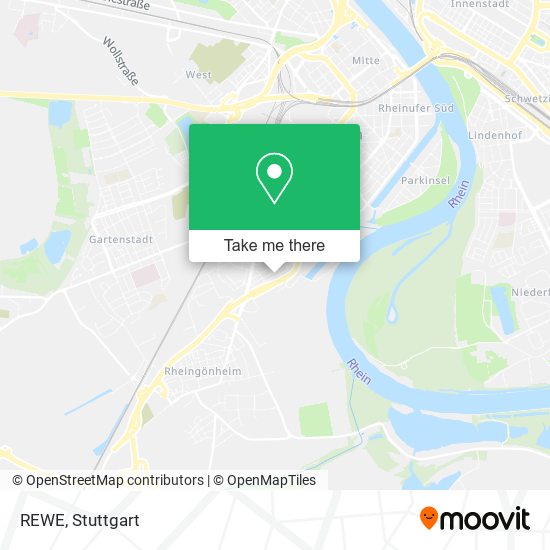 REWE map