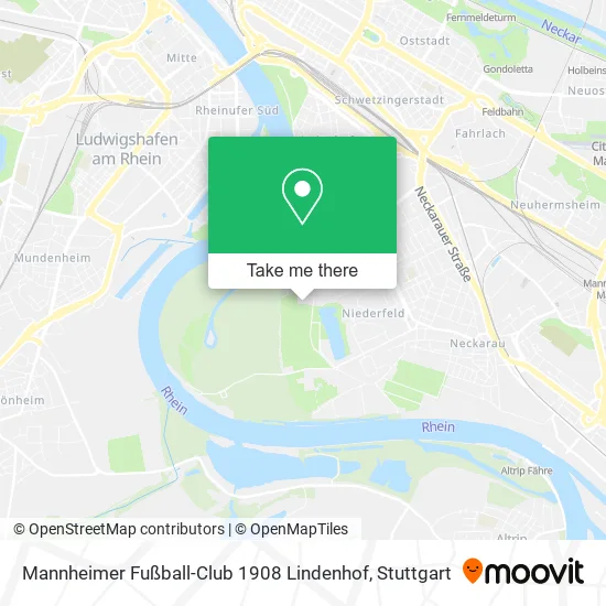 Карта Mannheimer Fußball-Club 1908 Lindenhof