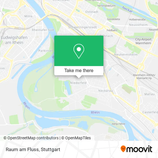 Карта Raum am Fluss