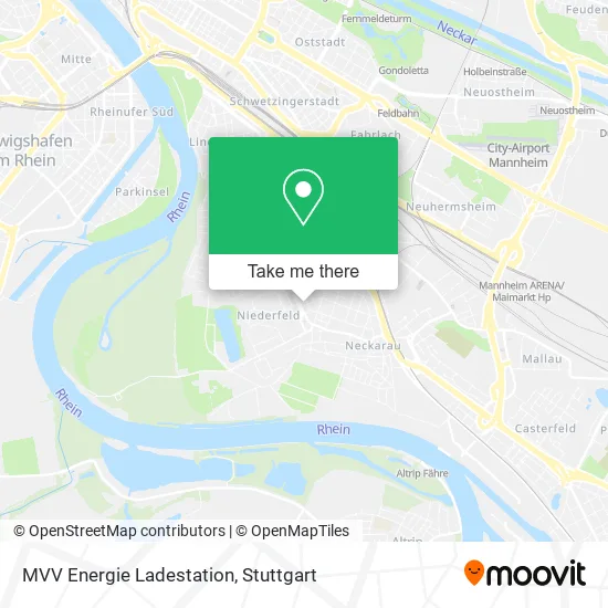 Карта MVV Energie Ladestation