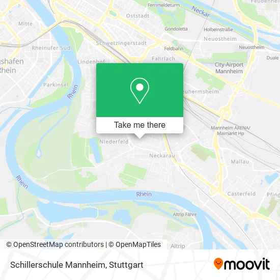 Карта Schillerschule Mannheim