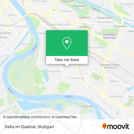 Карта Delta im Quadrat