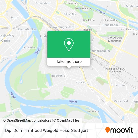 Карта Dipl.Dolm. Irmtraud Weigold Hess