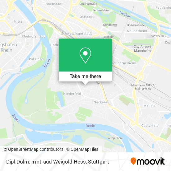 Карта Dipl.Dolm. Irmtraud Weigold Hess