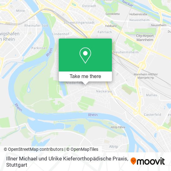 Illner Michael und Ulrike Kieferorthopädische Praxis map
