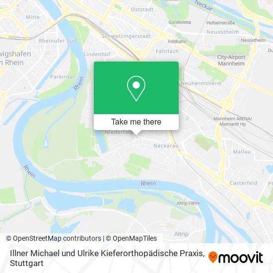 Карта Illner Michael und Ulrike Kieferorthopädische Praxis