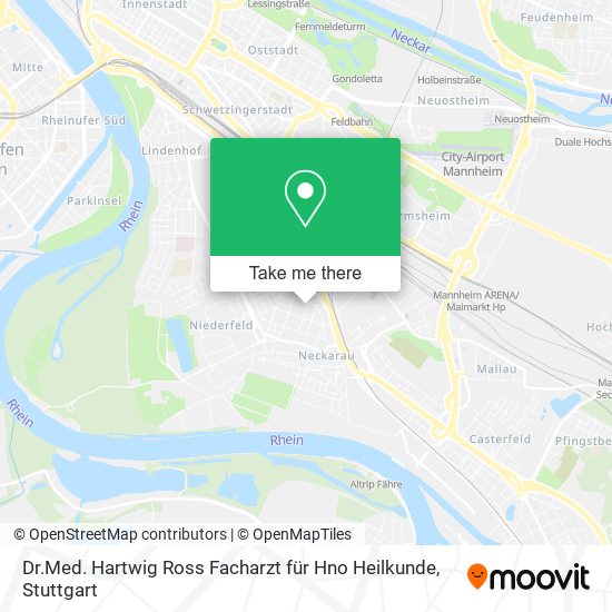 Dr.Med. Hartwig Ross Facharzt für Hno Heilkunde map