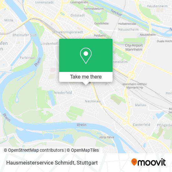 Hausmeisterservice Schmidt map