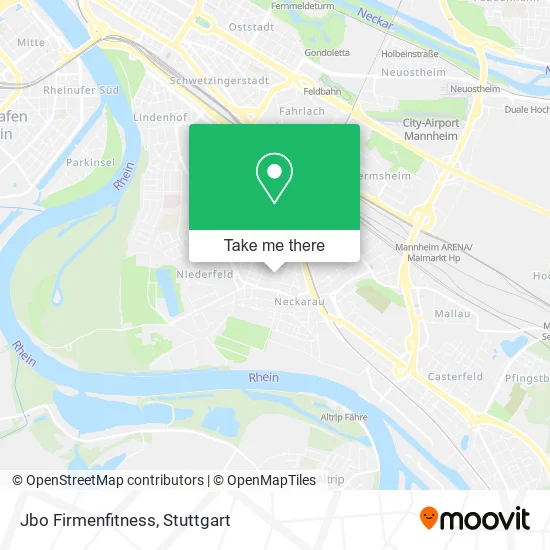 Карта Jbo Firmenfitness