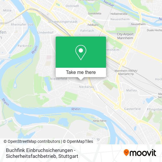 Buchfink Einbruchsicherungen - Sicherheitsfachbetrieb map